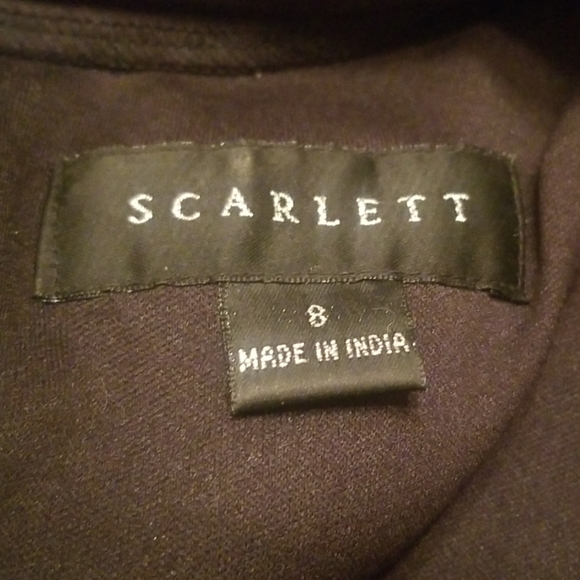 Scarlett black beaded evening dress size 8 - Picture 5 of 5